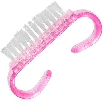 Szczoteczka Do Paznokci Różowa Manicure Pedicure do usuwania pyłu mała