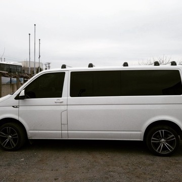 KUFR STŘEŠNÍ BEZ STŘEŠNÍ NOSIČ DO VOLKSWAGEN T6 2014-2018 STŘÍBRNÉ NOSNÍKU