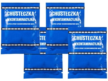 Chusteczka neutralizująca gaz pieprzowy 4 sztuki