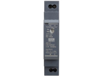 HDR-15-12 БЛОК ПИТАНИЯ DIN 12 В постоянного тока/1,25 А