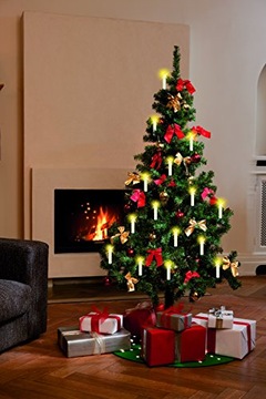 MEGA ZESTAW ŚWIECE BEZPRZEWODOWE LED NA PILOTA