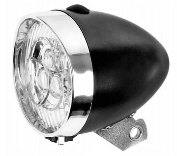 LAMPKA ROWEROWA PRZEDNIA 2K JY-592A CZARNA 3xAAA