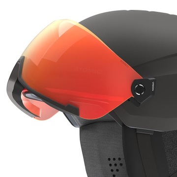 ATOMIC SAVOR VISOR ФОТО S1-S3 ЧЕРНЫЙ ЛЫЖНЫЙ ШЛЕМ РАЗМЕР. Д 59-63 СМ