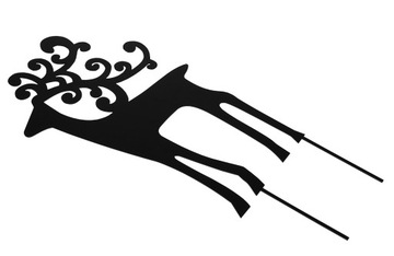 РОЖДЕСТВЕНСКОЕ УКРАШЕНИЕ «ОЛЕНЬ» ДЛЯ ПРИКЛЕИВАНИЯ, металл