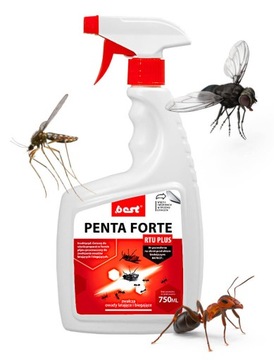 ŚRODEK NA MRÓWKI, MESZKI, MUCHY PENTA PŁYN 750ML