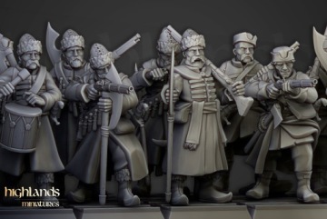 Harbour Strelts 6 шт - Highlands Miniatures