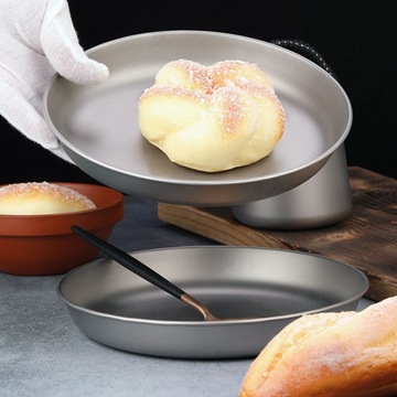 Lekki tytanowy talerz obiadowy talerz na owoce