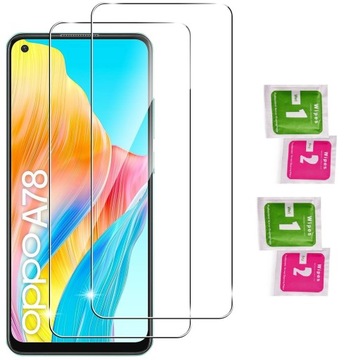 Szkło Hartowane do Oppo A78 I Zestaw 2 sztuk