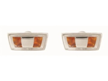2X SVĚTLA SMĚROVKA ABAKUS PŘEDNÍ L+P DO OPEL ASTRA H