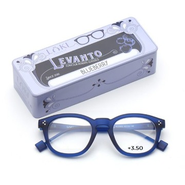 +3.5 Plusy LOKI - ITALY Okulary do komputera Blue Block okulary do czytania
