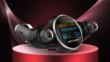 Bluetooth 5.0 USB FM-передатчик, многофункциональный