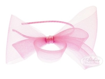 FASCINATOR, ОКНО ДЛЯ ВОЛОС, светло-розовая повязка на голову
