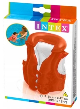 НАДУВНЫЙ ЖИЛЕТ КАПОК ДЛЯ ОБУЧЕНИЯ ПЛАВАНИЮ ДЕТЕЙ ДЛЯ БАССЕЙНА INTEX