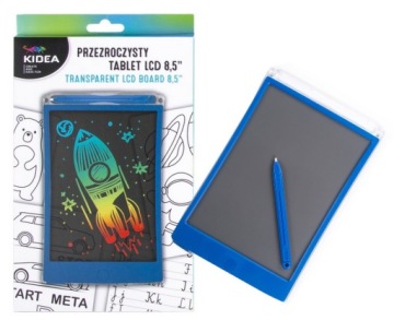 Планшет LCD прозорий B KIDEA синя дошка для малювання