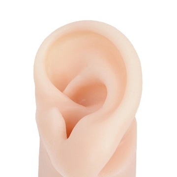 Имитация силиконового уха Искусственное правое ухо.