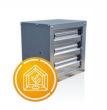 Wentylator Mały Szczytowy Wyciągowy TKZ-40 do Szklarni 400x400x320
