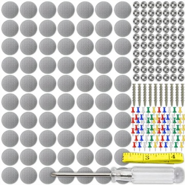 РЕМКОМПЛЕКТ АВТОМОБИЛЬНОЙ ЗАГОЛОВКИ 70 шт. + ОТВЕРТКА, САНТИМЕТР