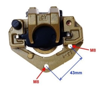 Передний тормозной суппорт 4T. Ромет 727 50 4Т