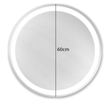 КРУГЛОЕ ЗЕРКАЛО ДЛЯ ВАННОЙ, СО СВЕТОДИОДНОЙ ПОДСВЕТКОЙ, 3 ЦВЕТА Optimo fi 60