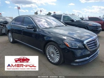 Mercedes Klasa S W223/V223 2020 Mercedes-Benz Klasa S 2020r., 4.0L 4.0 Benzyna 463KM