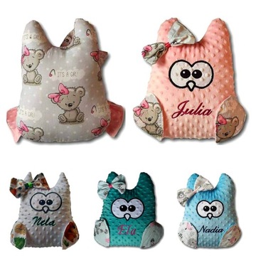 Прикалываемая сова name Запись подарки