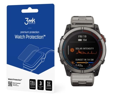 Стекло FlexibleGlass 3mk для часов Garmin Quatix 7X