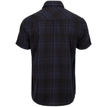 Košeľa s krátkym rukávom BRANDIT Roadstar čierno-modrá L