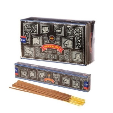 Zestaw kadzideł Satya Nag Champa Super Hit 12szt.
