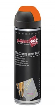 MARKER SPRAY DROGOWY FLUO ZNACZNIK GEODEZYJNY poma