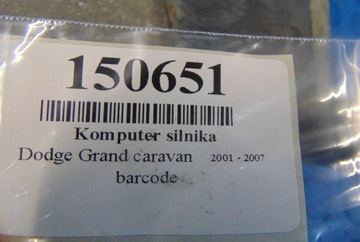 DODGE GRAND CARAVAN 2.5CRDI JEDNOTKA 0281010290