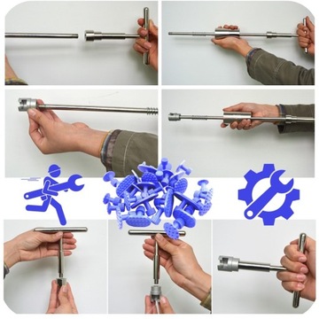 Молоток для удаления вмятин, набор PDR, форсунки, кузовной ремонт