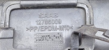 SAAB 93 9-3 02-07 LIŠTA NÁRAZNÍKU PŘEDNÍHO PŘEDNÍ 12787998 PRAVÁ
