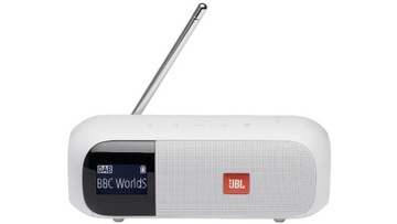 RADIO JBL Tuner 2 DAB+/FM BLUETOOTH IPX7 Białe