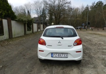 Mitsubishi Space Star Hatchback 5d 1.0 71KM 2016 Mitsubishi Space Star maly tani niezawodny SERWISOWANY Benzyna 71KM, zdjęcie 14