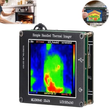 KAMERA TERMOWIZYJNA LCD -40 DO 300 stopnie Celsjusza TERMOMETRIA