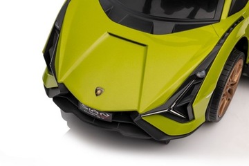 Lamborghini QLS-996T Green Ride-On с коляской