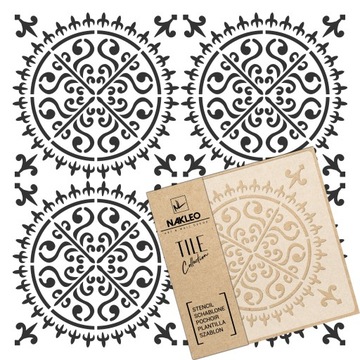 SZABLON MALARSKI do kafelków płytek PALENCIA 30x30