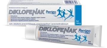 DIKLOFENAK ŻEL 100G Przeciwbólowy Przeciwzapalny