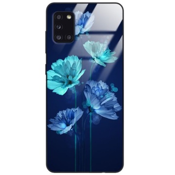Etui BLACK GLASS DO SAMSUNG A31 Szklane Różowe Damskie TOP100 WIELE WZORÓW