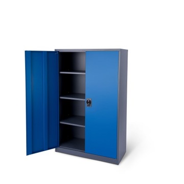 Металлический офисный шкаф для документов, Шкаф для мастерской для гаража, запираемый для папок