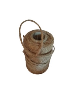 Sznurek jutowy naturalny 100 g 40 metrów