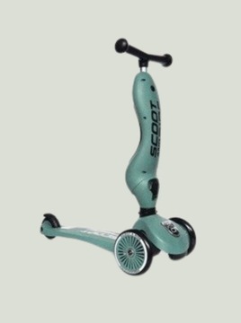 2в1 SCOOT & RIDE Highwaykick 1 катание и самокат, для детей 1–5 лет Forest