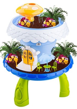 СИНИЙ МАЛЕНЬКИЙ САДОВЫЙ НАБОР С УВЛАЖНИТЕЛЕМ ДЛЯ ВЫРАЩИВАНИЯ