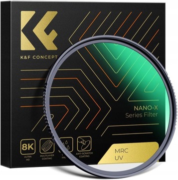 Filtr UV 67mm MRC NANO-X 8k PRO Slim K&F Concept seria profesjonalna