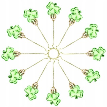 36 sztuk St Patrick' dzień Shamrock Ornament
