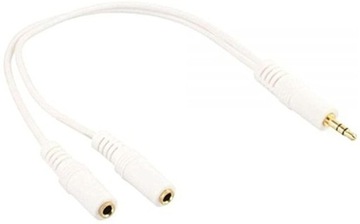 KABEL ADAPTER JACK AUDIO 2X3,5MM