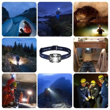 МОЩНЫЙ светодиодный тактический налобный фонарь USB-налобный фонарь