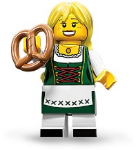 LEGO 71002 minifigures seria 11 PRECEL DZIEWCZYNA