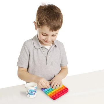 POP IT PUSH BUBBLE антистрессовая обучающая двусторонняя игра