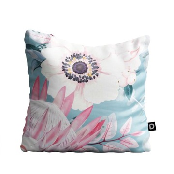 Poszewka FLORAL wzór F32|protea królewska i anemon